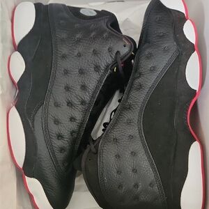 Air Jordan 13 Retro NEVER WORN Black and Red Sneakers